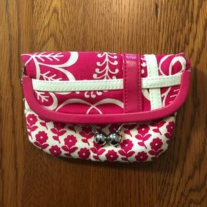Fold over Vera Bradley wallet